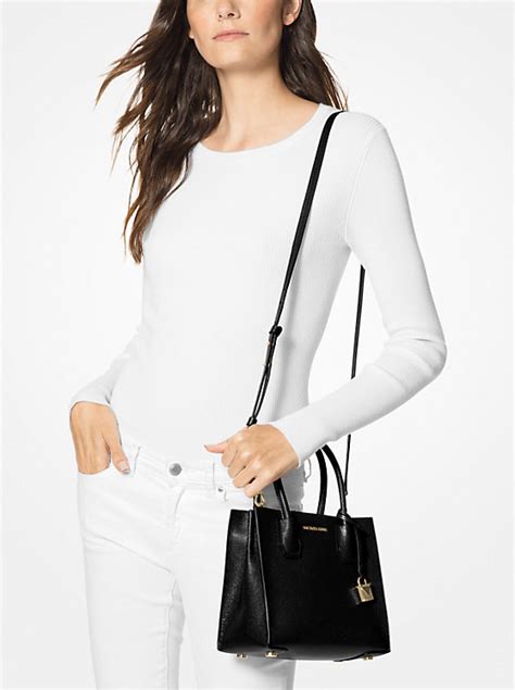 michael michael kors mercer straw crossbody|Michael Kors mercer small bag.